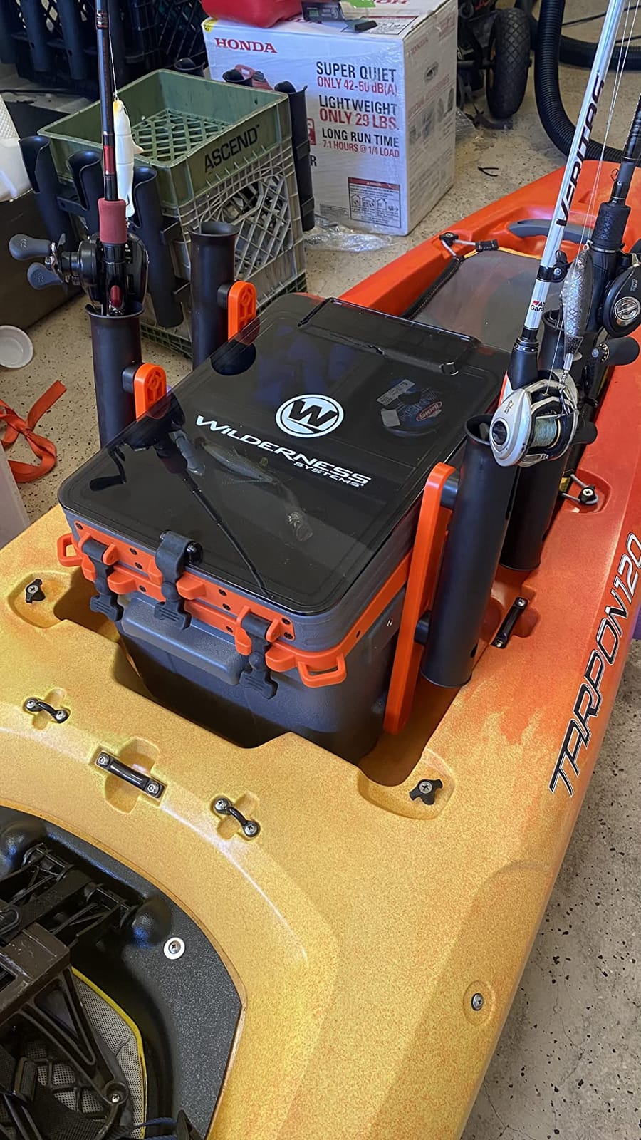 Wilderness Systems Kayak Crate - 4 Rod Holders - Kayak and Boat Tackle Storage - Fits Anglet Boats customer photo 1