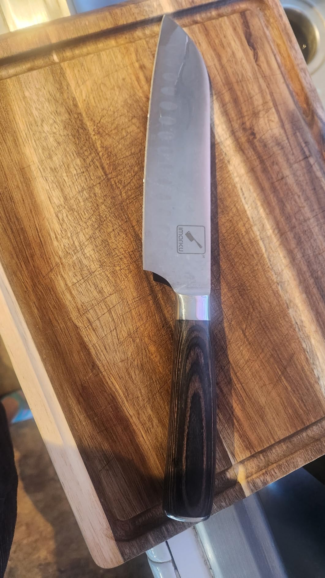 imarku Fillet Knife 6 Inch, German High Carbon Stainless Steel Boning Knife | Professional Grade Filet Knife for Fish Filleting and Deboning Meat Poultry, Pakkawood Handle, Gifts for Men and Women customer photo 2