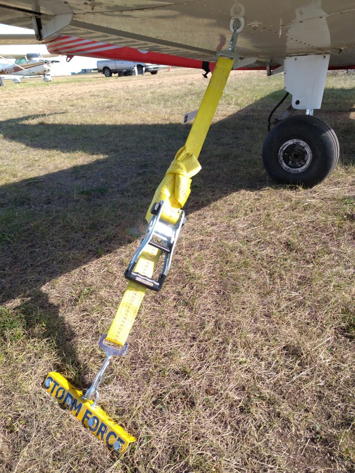 Aircraft Tie Down Anchoring System Kit. 24-Piece, Lightweight and Strong - Generation 2 customer photo 1