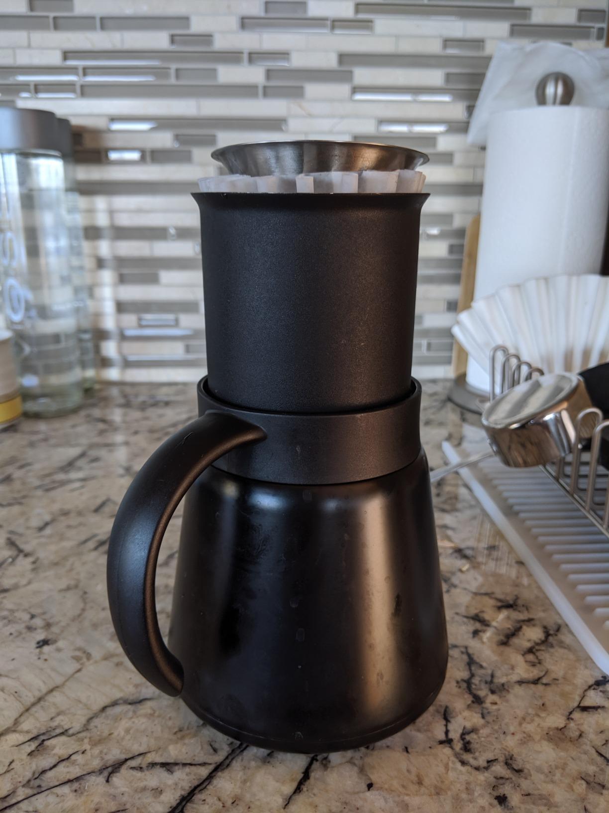 Fellow Stagg [XF] Plastic Free Pour-Over Coffee Maker Set, 1-2 Servings, Matte Black customer photo 1