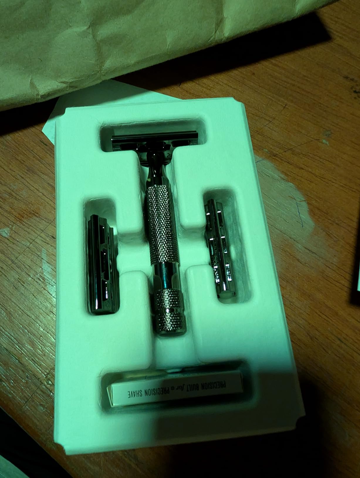 ROCKWELL RAZORS 6C Gunmetal Chrome Safety Razor With 6 Adjustable Shave Settings and 5 Fully Recyclable Razor Blades. Reusable Safety Razors for Men and Women. customer photo 1