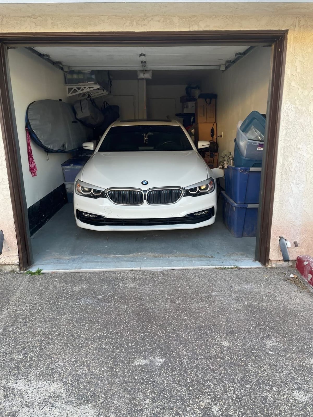 BPS Surfboard Wall Rack (Small) - Marine Grade Stainless Steel Soft Padding - Protection Board's Rail Home Garage - Easy Install Surf Board Wall Rack customer photo 2