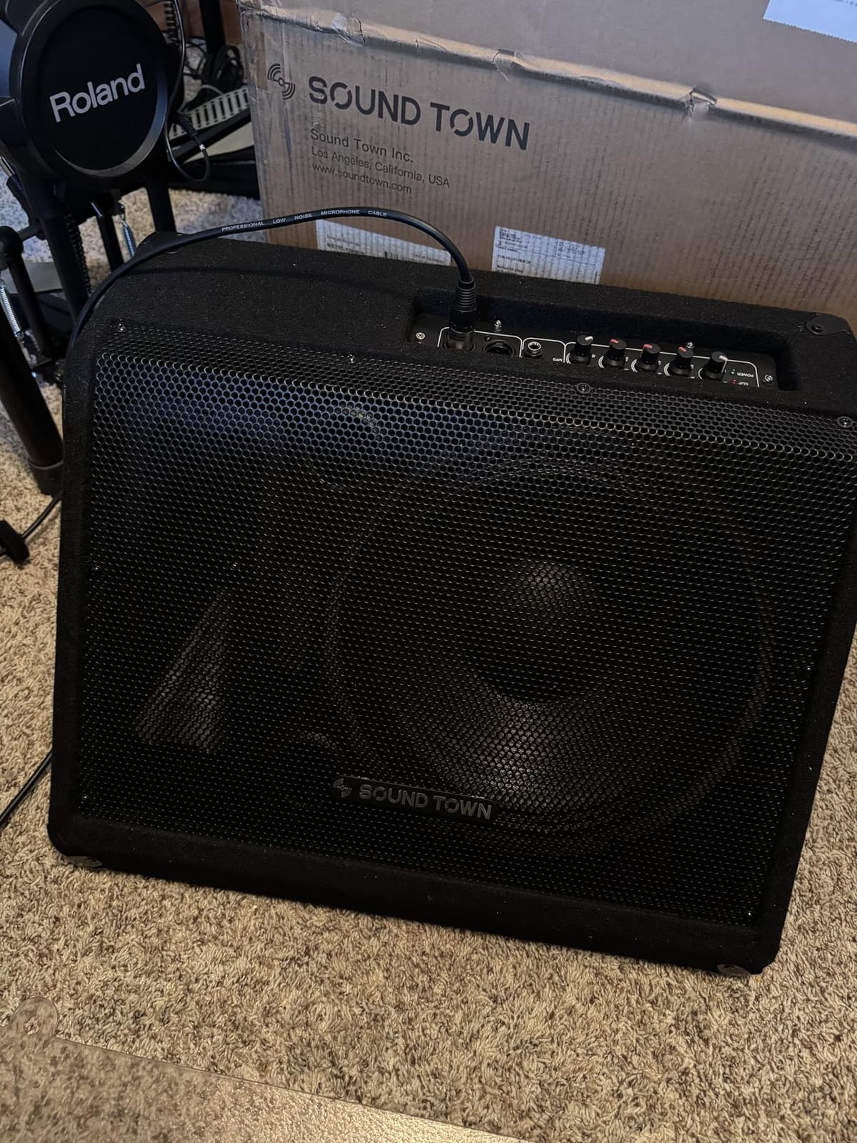 Sound Town Powered DJ PA Stage Monitor Speaker 10” 300W with Compression Driver for Live Sound, Bar, Church (METIS-10MPW) customer photo 1