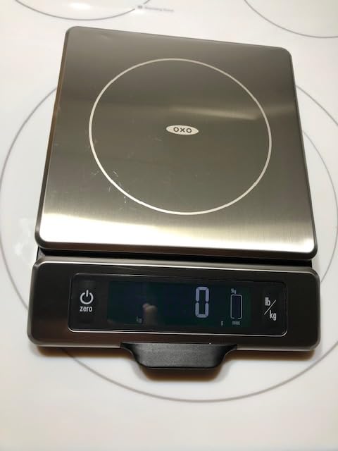 OXO Good Grips 11-Pound Digital Kitchen Food Scale | Meal Prep Essential, Features Pull-Out Display With Tare And Unit Conversion, Stainless Steel Smudge-Resistant Finish customer photo 2