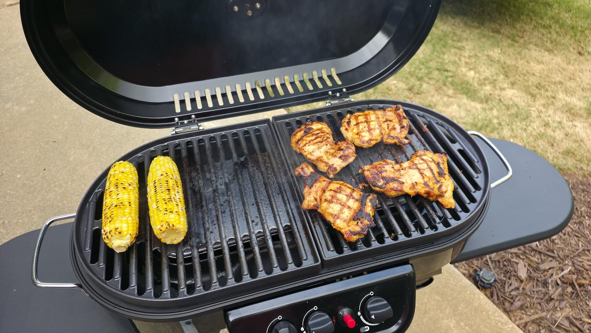 Coleman RoadTrip 285 Portable Propane Grill, 3 Burners, Red customer photo 1