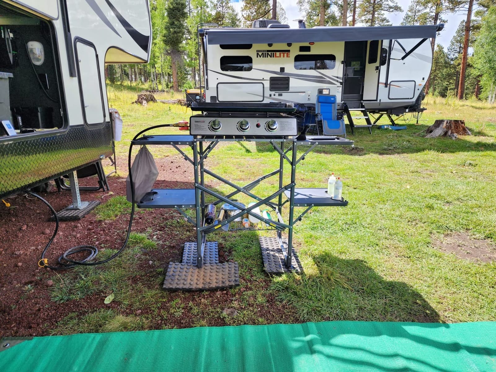 GCI OUTDOOR Master Cook Station | Portable Folding Kitchen Table with Soft Shell Sink, Heat Resistant Tabletop & Telescoping Lanter Pole, Perfect for Camping Trips customer photo 1