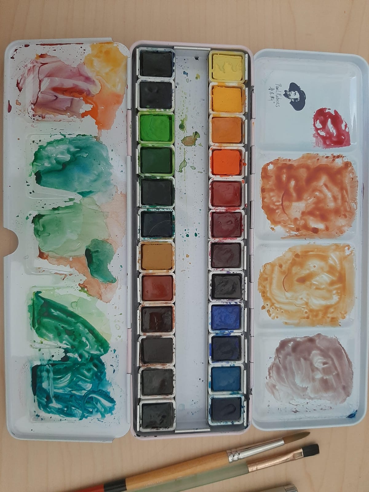 Paul Rubens Watercolor Paint Set Artist Grade, 24 Vivid Colors customer photo 1