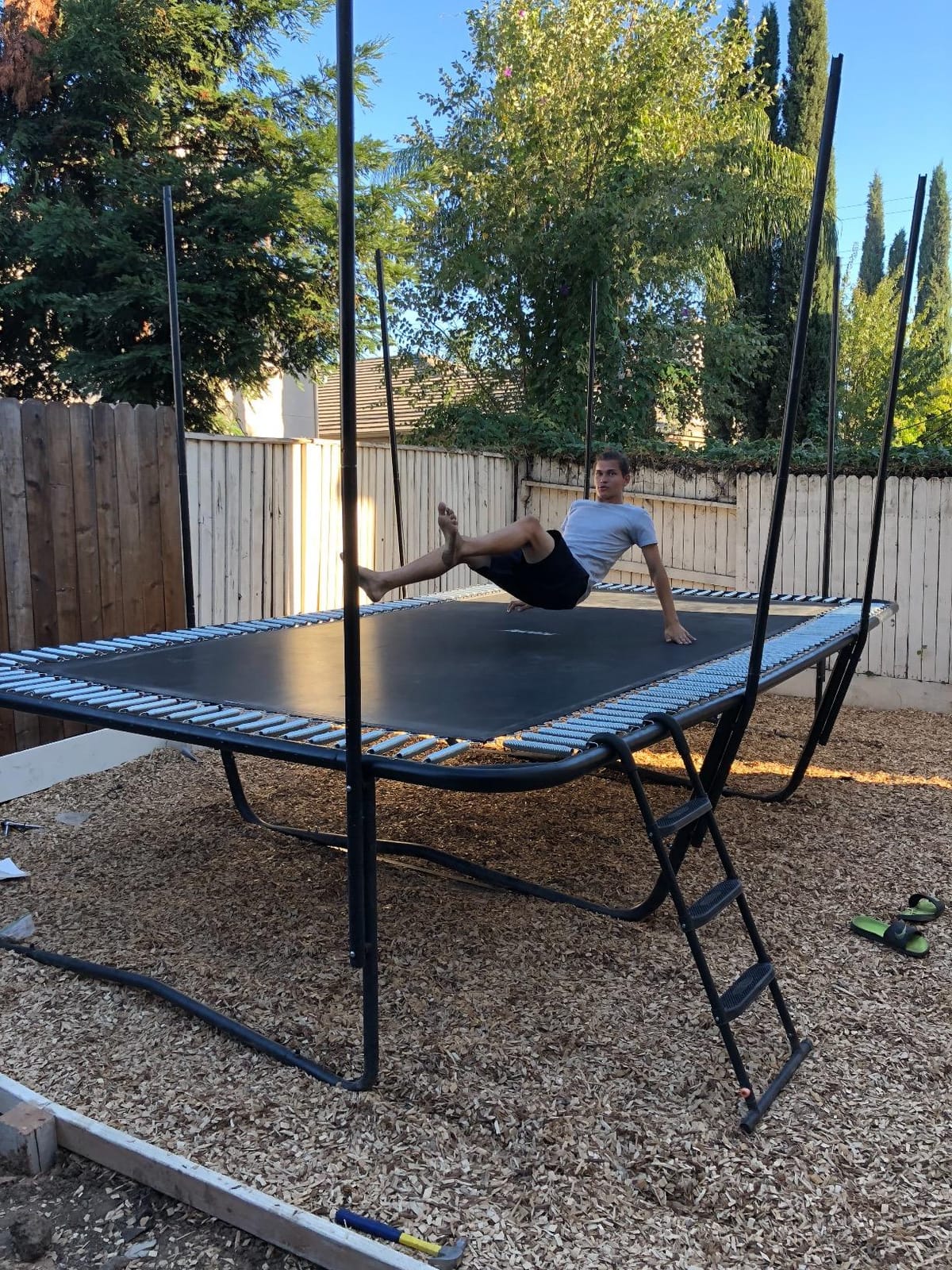 ACON 16 HD Rectangular Trampoline 17x9.8 ft, 140 HD Springs, SafeMat customer photo 1
