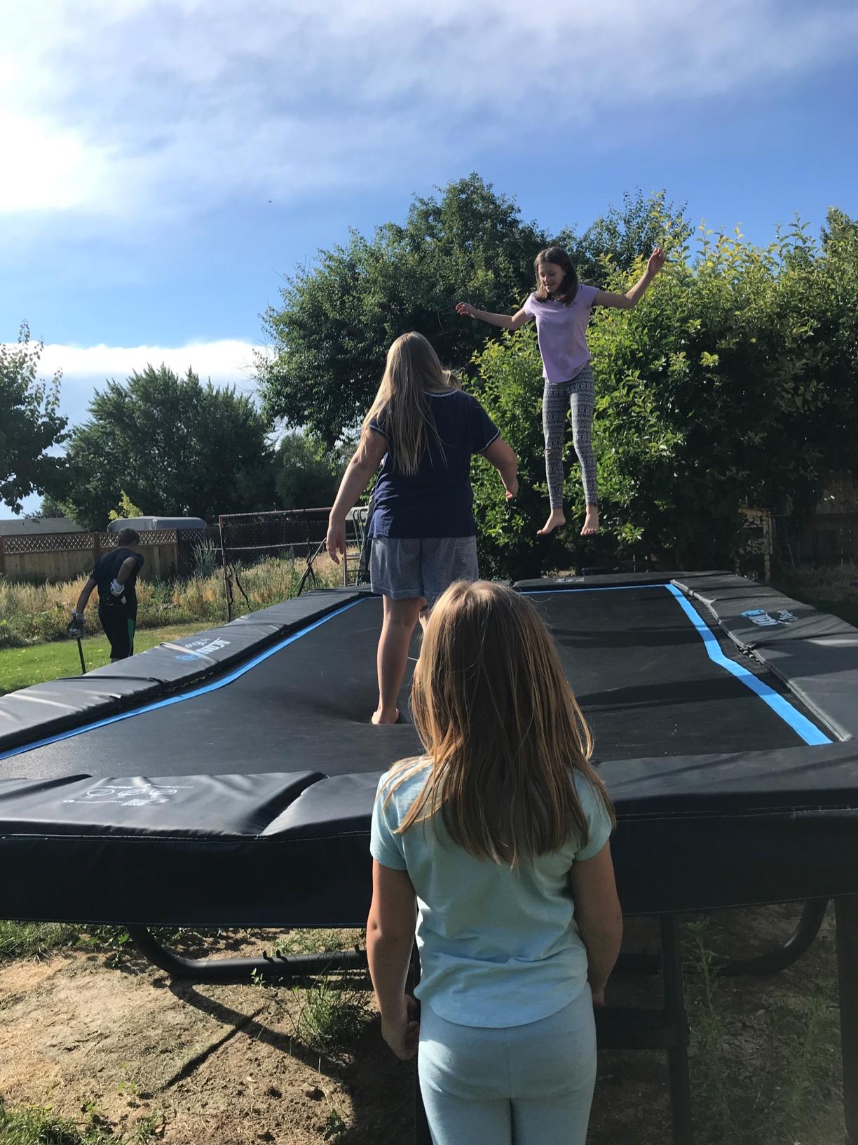 ACON 16 HD Rectangular Trampoline 17x9.8 ft, 140 HD Springs, SafeMat customer photo 2