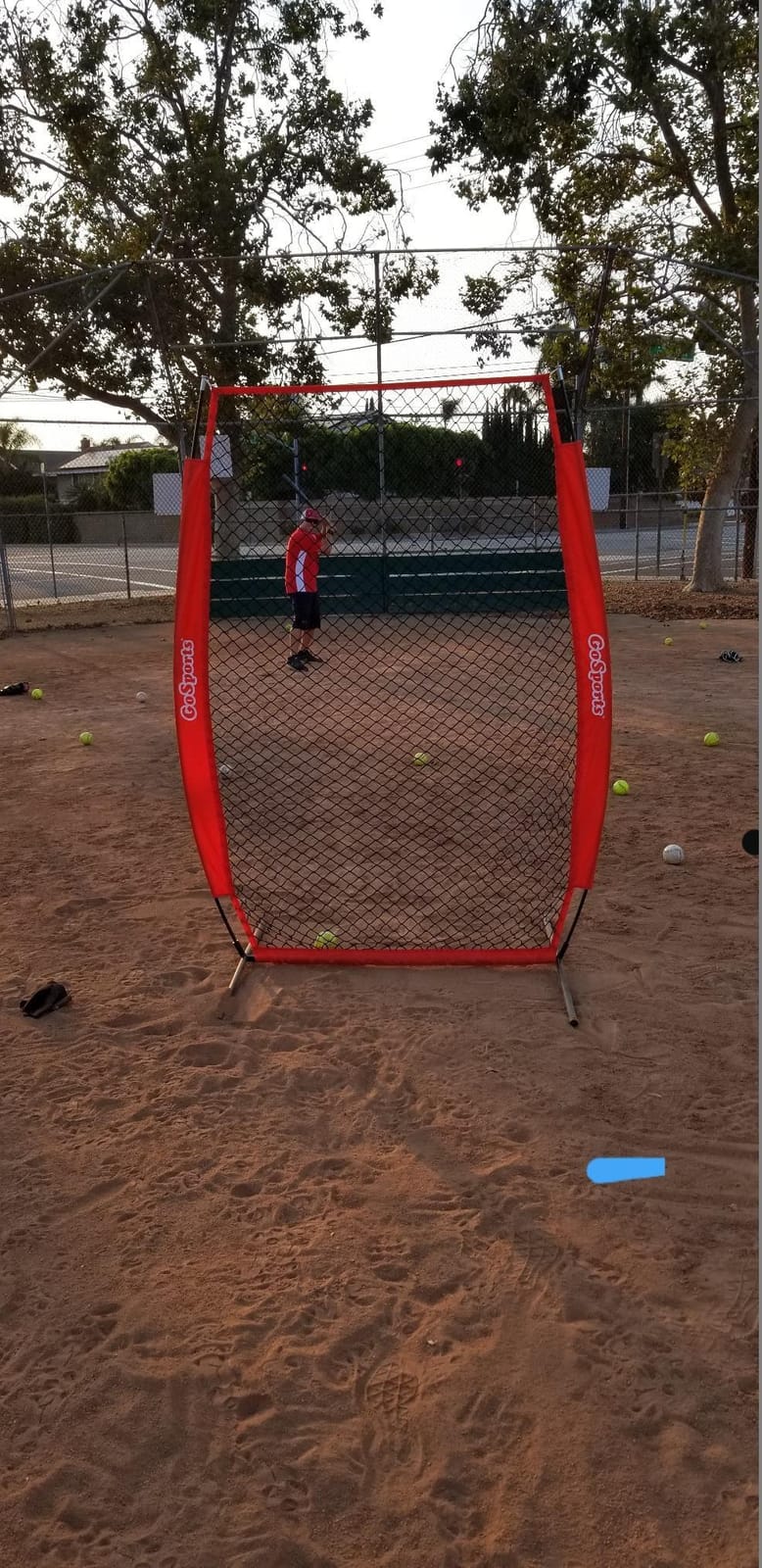 GoSports Baseball & Softball Pitching Screens - L Screen or I Screen - Pitcher Protection Net customer photo 2