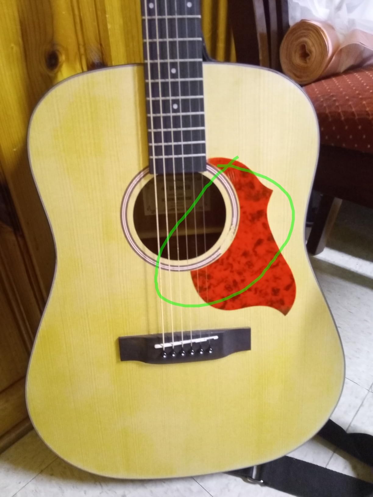 Donner Acoustic Guitar for Beginner Adult Full Size Dreadnought Acustica Guitarra Bundle Kit with Free Online Lesson Bag Strap Tuner Capo Pickguard Pick, Right Hand 41 Inch Sunburst, DAG-1S/DAD-160S customer photo 1