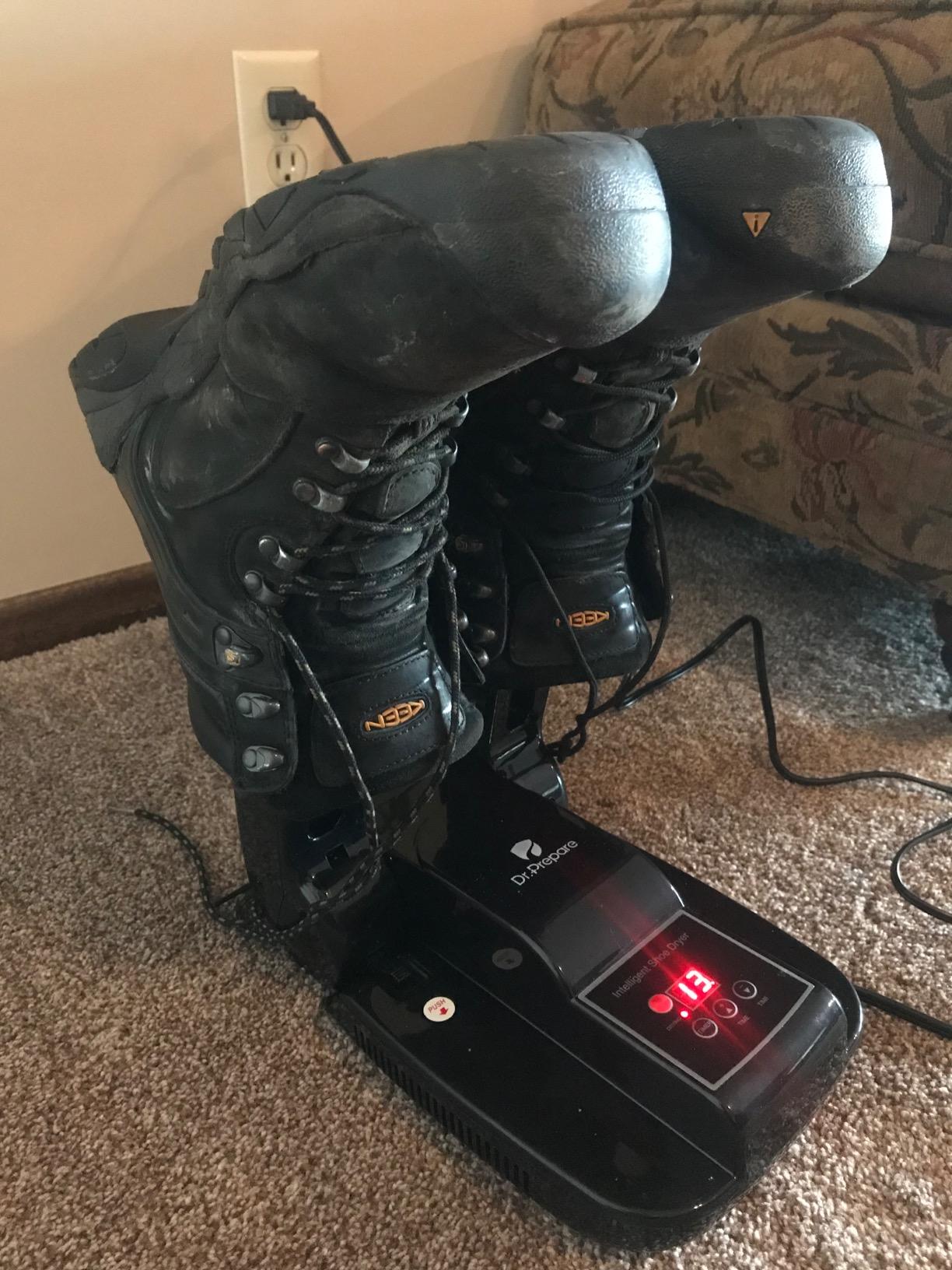 DR.PREPARE Boot Dryer Shoe Dryer, Glove Dryer & Boot Warmer with Heat Blower, Ski Boot Dryer with Timer customer photo 1