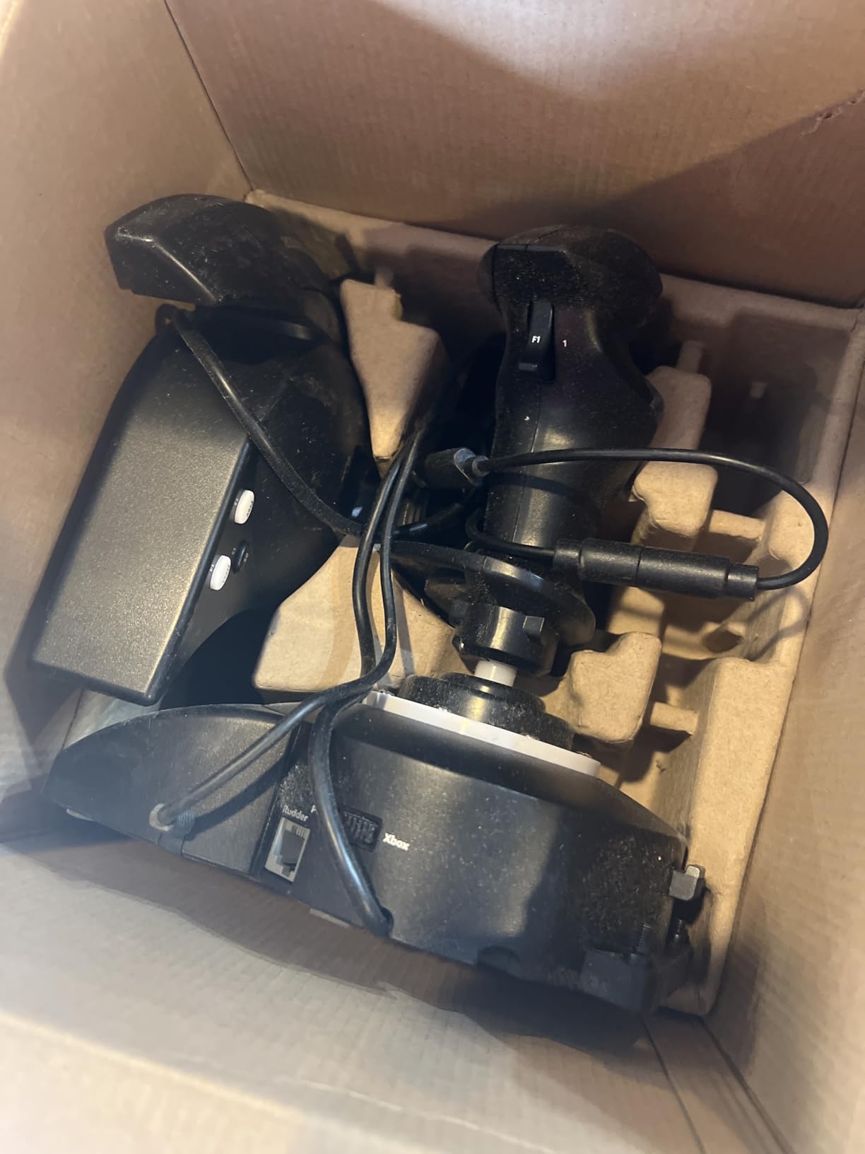 Thrustmaster TPR Rudder Pedals, Flight Simulator Rudder Control - PC | Pendular suspended mechanism, H.E.A.R.T magnetic sensors, adjustable spring resistance, frictionless, precise yaw response customer photo 1