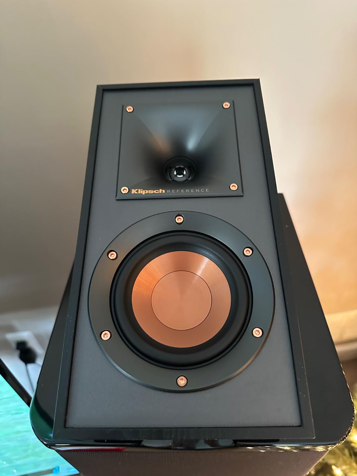 Klipsch R-41SA Powerful Detailed Home Speaker Set of 2 Black | Use on compatible tower or bookshelf speakers for reflected height=