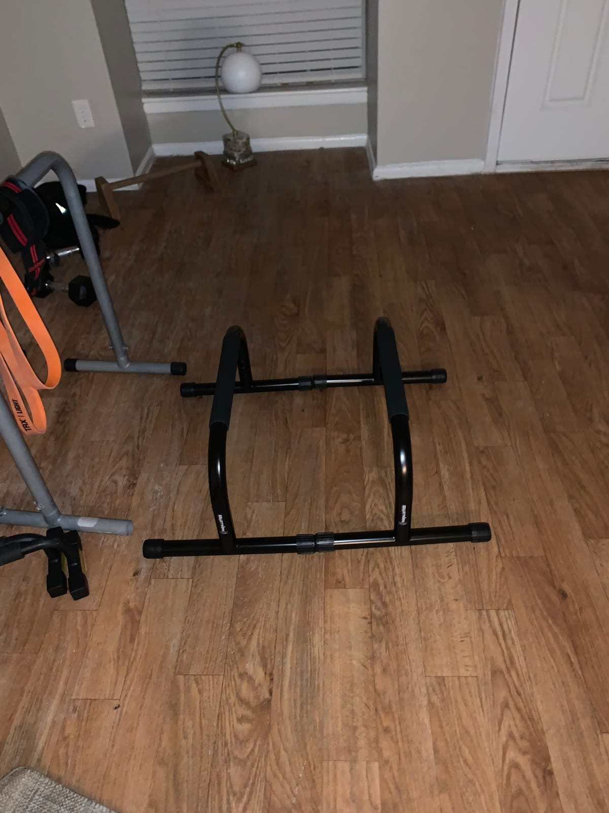 Lebert Fitness Parallette Push Up Bars Dip Station Stand - Perfect for Home and Garage Gym Exercise Equipment - Gymnastics, Calisthenics, Strength Training Parallel Bars for Men and Women customer photo 2