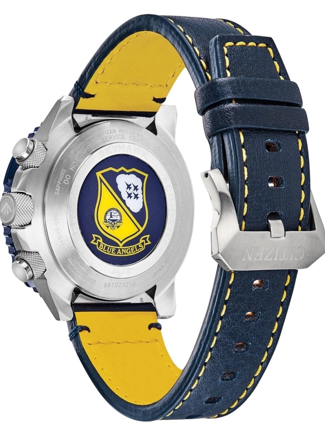 CITIZEN Men's Blue Angels Eco-Drive 45mm Stainless Steel JY8078-01L customer photo 1