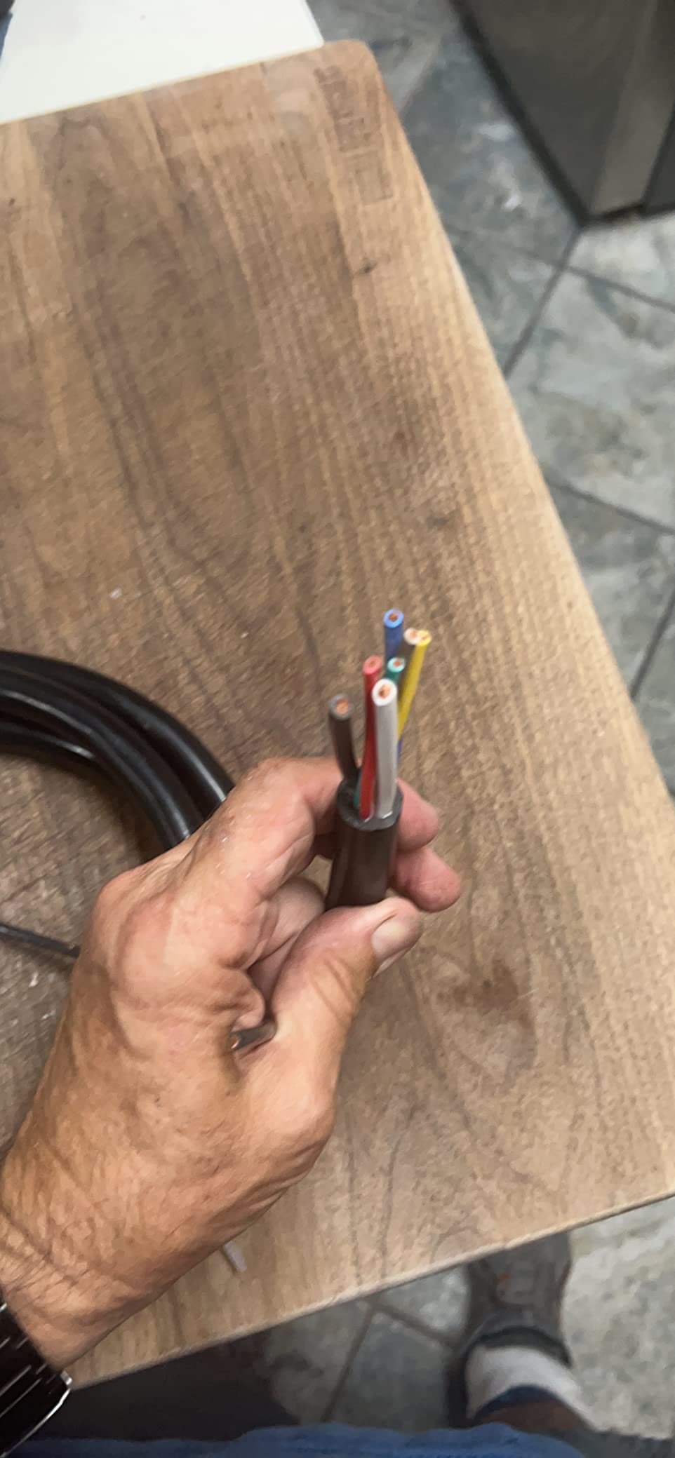 TRUE MODS 8ft 7 Pin Trailer Wiring Harness Connector Cord Wire Plug Kit customer photo 1