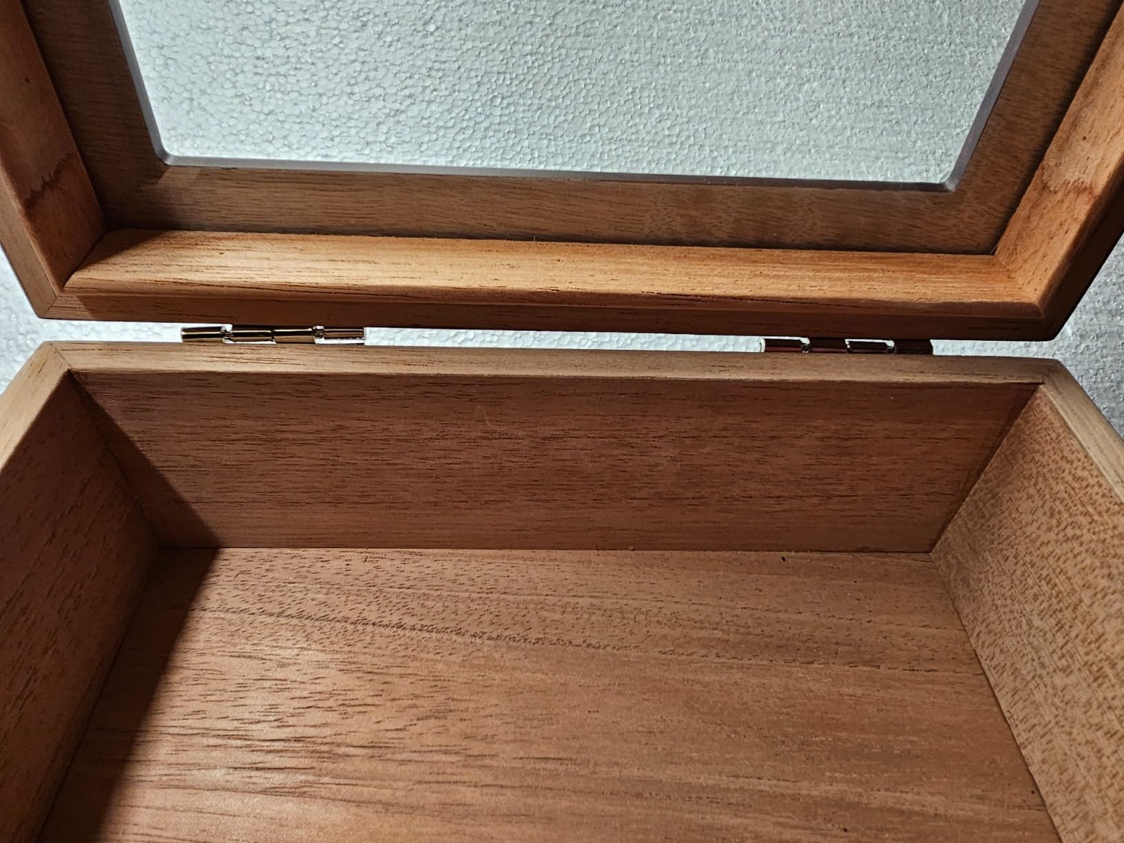 CASE ELEGANCE Cigar Humidor Glass Top with Thick Cedar - Brown, Renzo customer photo 1