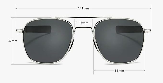 SUNGAIT Men's Military Style Polarized Pilot Aviator Sunglasses Bayonet Temples customer photo 2