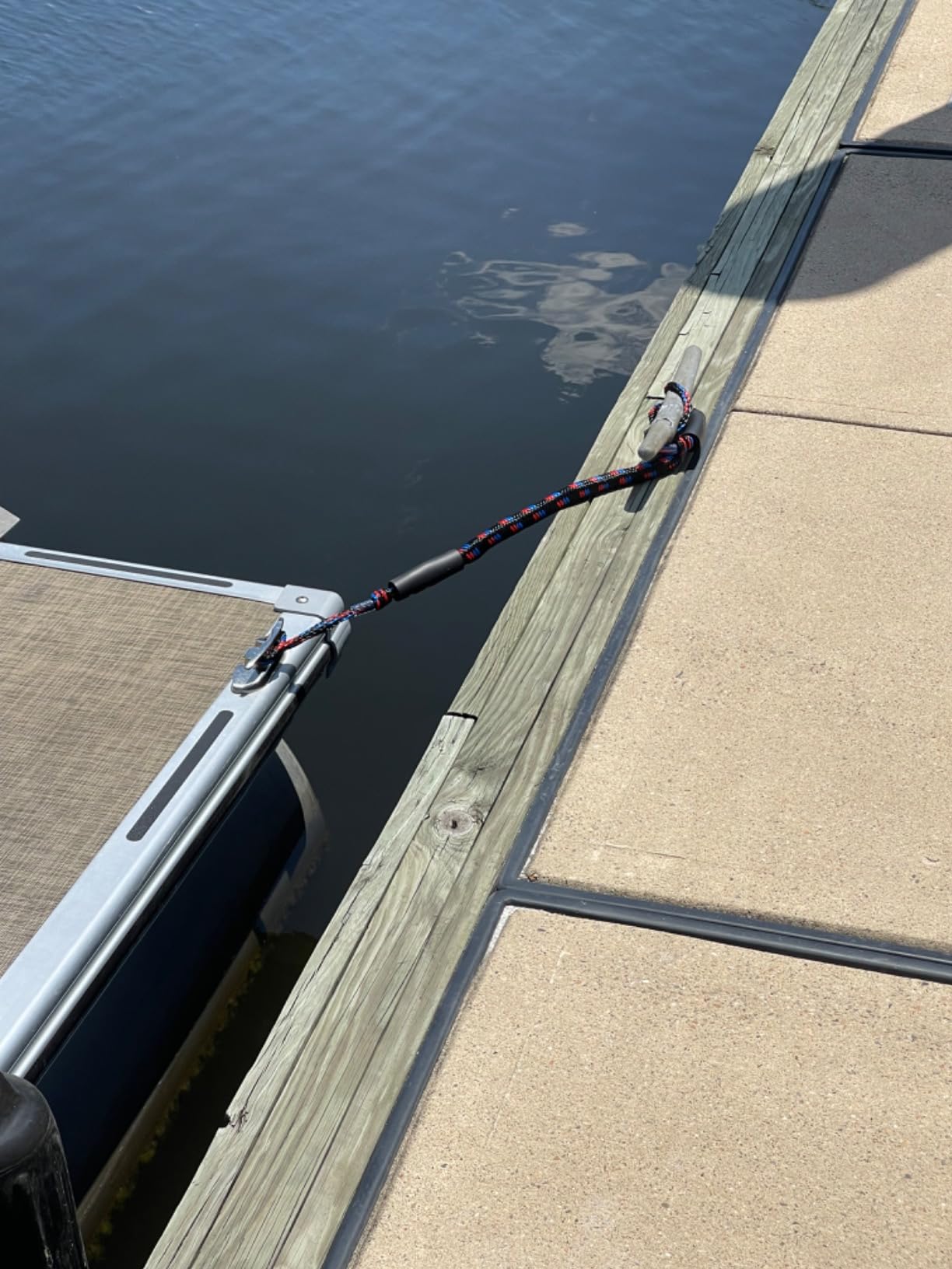 Bungee Dock Lines for Boats, Quick Connect No Knots, Shock Absorbing Mooring Lines, Boating Gifts for Men, Boat Accessories for Pontoon, Bass Boat, Jet Ski customer photo 1