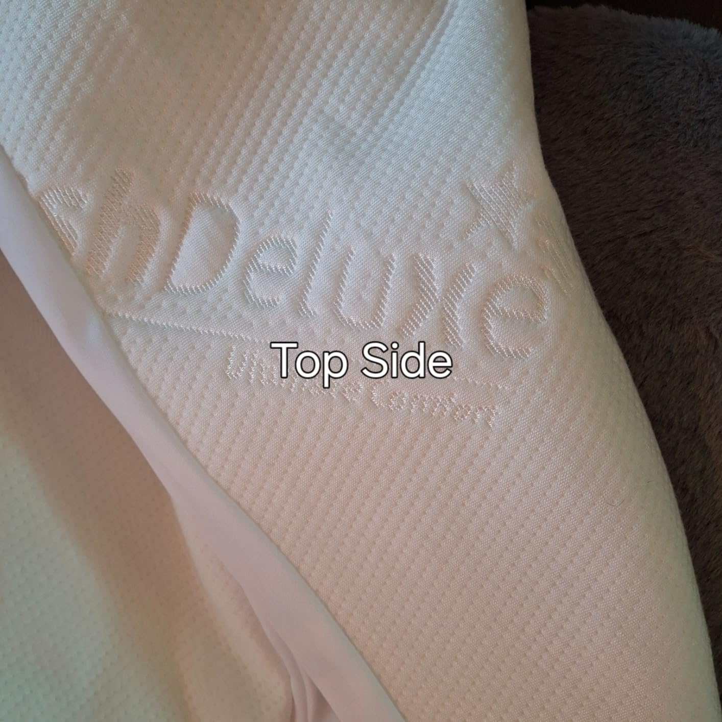 PlushDeluxe Bamboo Waterproof Mattress Protector, Queen Size, Ultra Soft customer photo 2