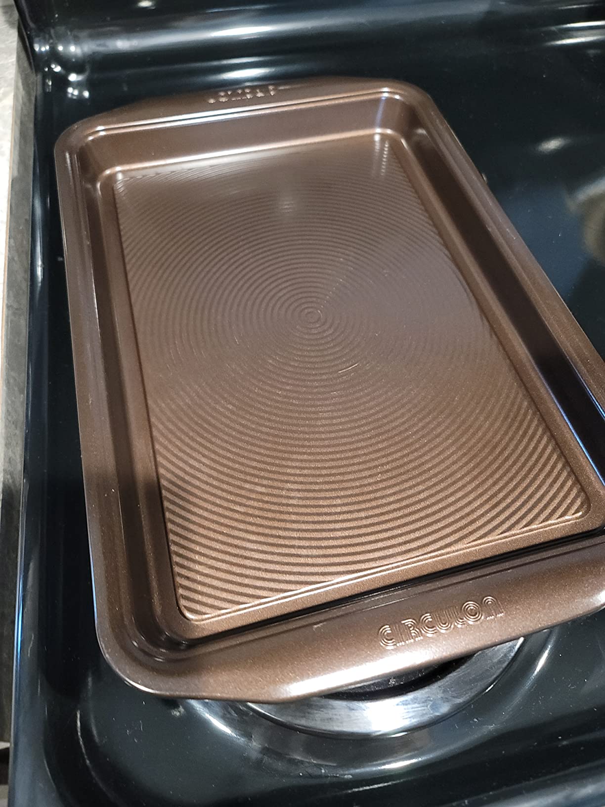 Circulon Bakeware Nonstick Cookie Pan Set, Cookie Sheets for Baking, 2-Piece, Gray customer photo 1