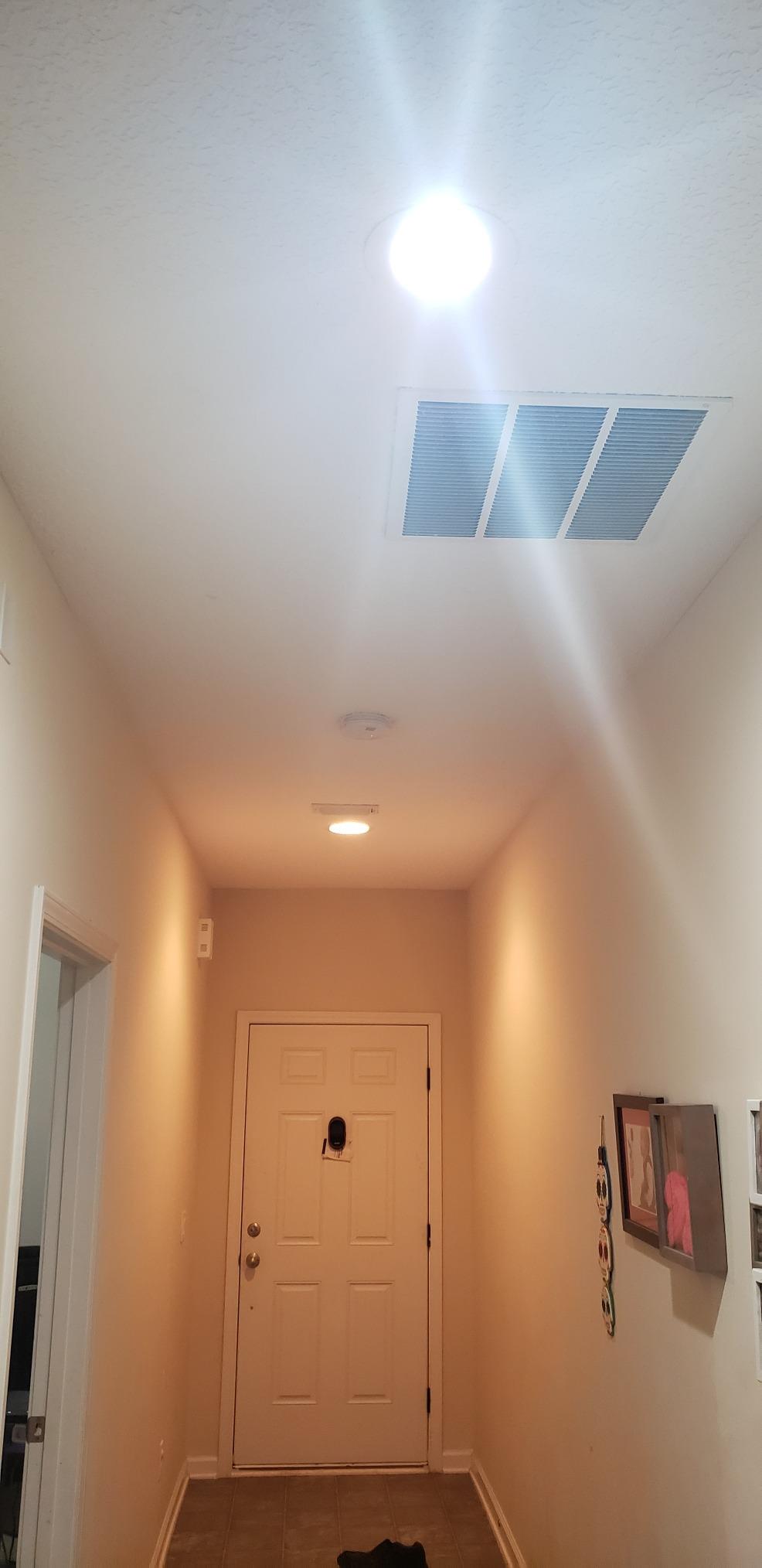 Commercial Electric 5/6 in. Matte White Integrated LED Recessed Trim 5-Ways Color Changing with Switch customer photo 2