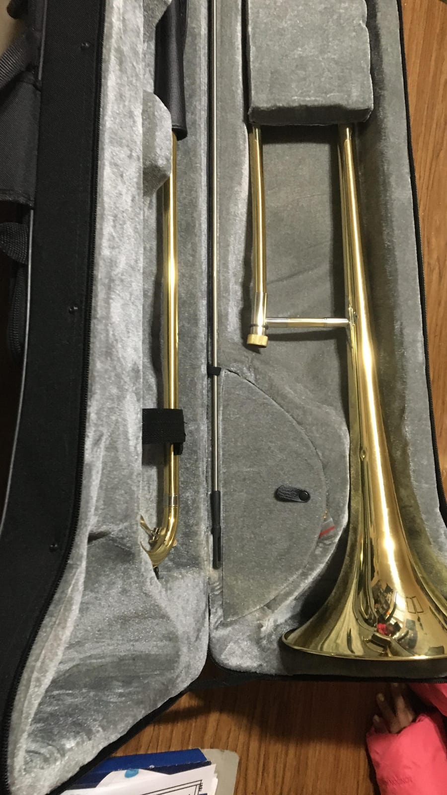 Eastar Bb Tenor Slide Trombone Beginner Student, Golden Brass Kit, ETB-330 customer photo 2