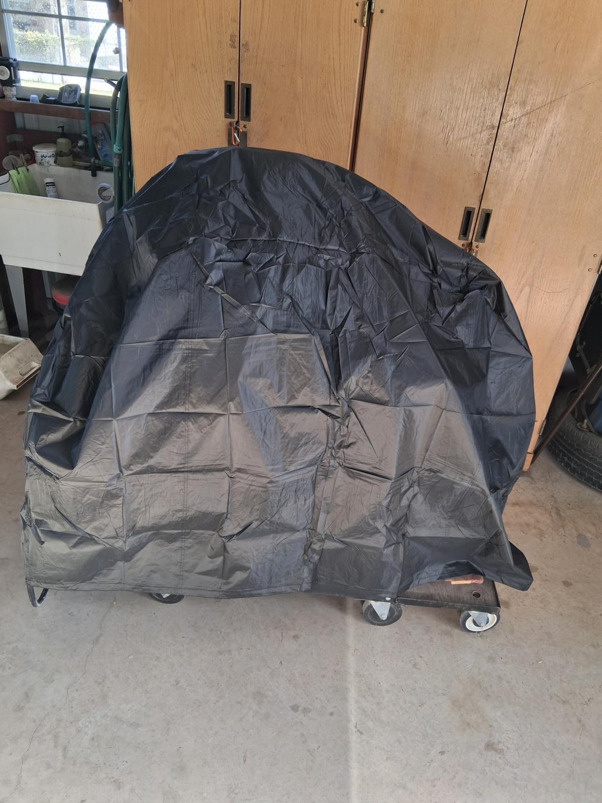 iCOVER Grill Cover 58 inch, BBQ Grill Cover for Outdoor Grill, 600D Heavy Duty Waterproof BBQ Cover, Anti-UV and Rip-Proof Barbecue Cover, Gas Grill Cover for Weber, Char-Broil, Nexgrill, etc customer photo 1