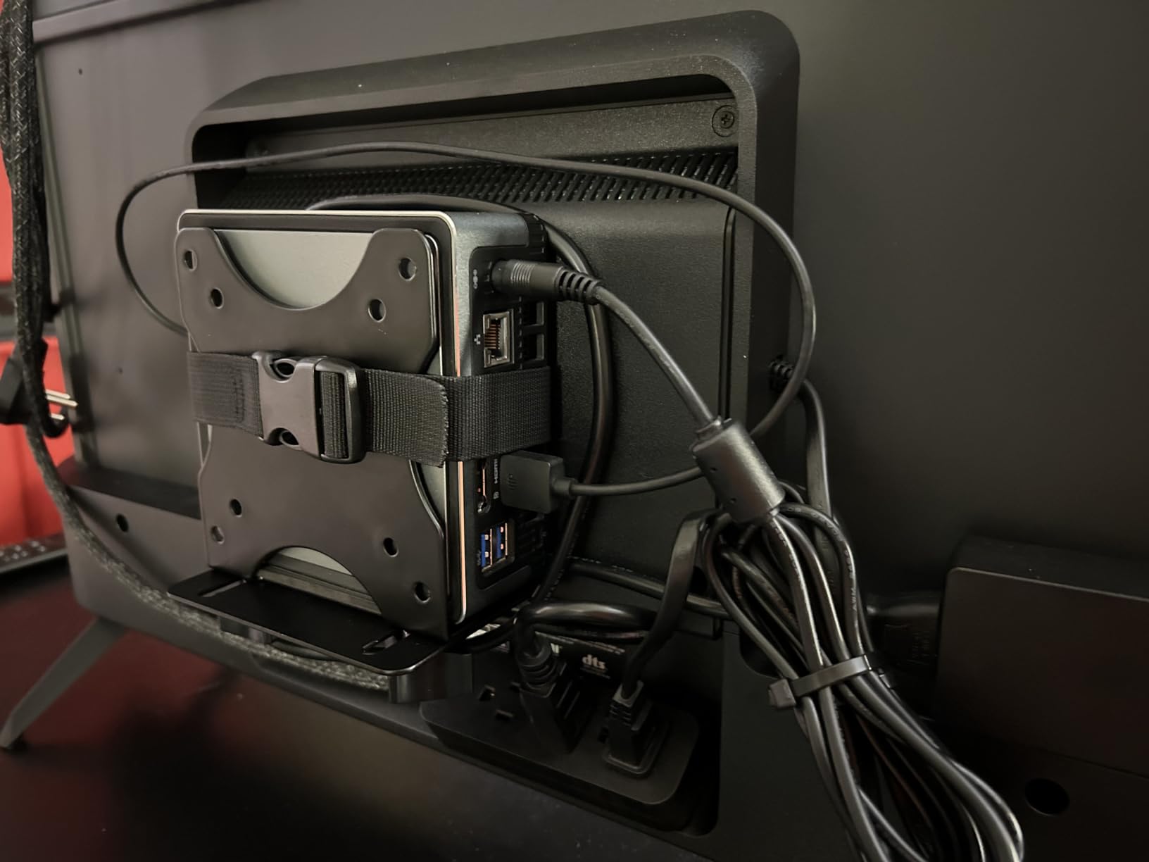 HumanCentric Thin Client Mount Bracket Mini PC VESA Monitor Arm, Under Desk customer photo 2