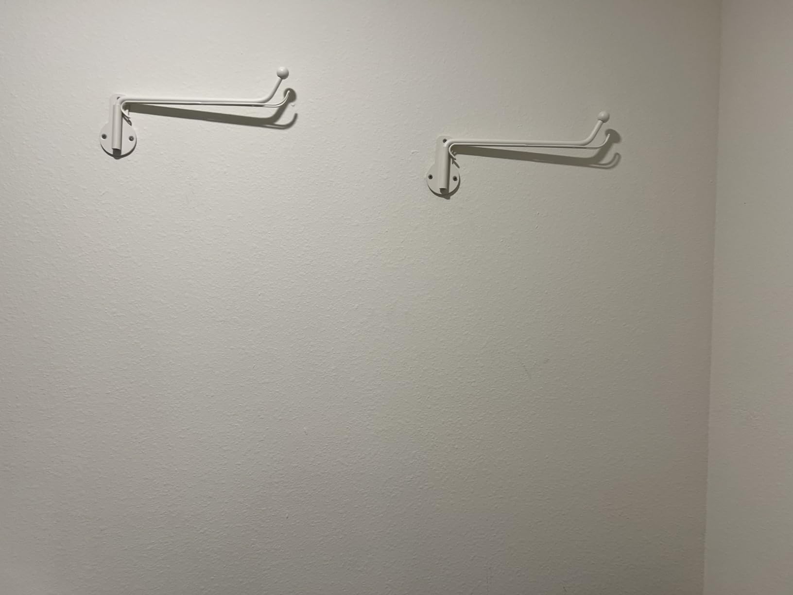 Mkono Wall Mounted Drying Rack Laundry Hook with Swing Arm Valet Rod 2 Pack customer photo 1