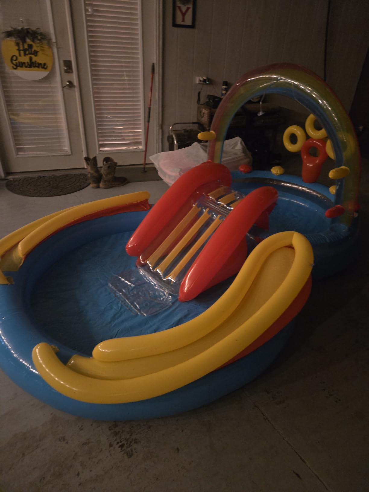 INTEX Jungle Adventure Inflatable Water Slide Park & Kiddie Swimming Pool customer photo 2