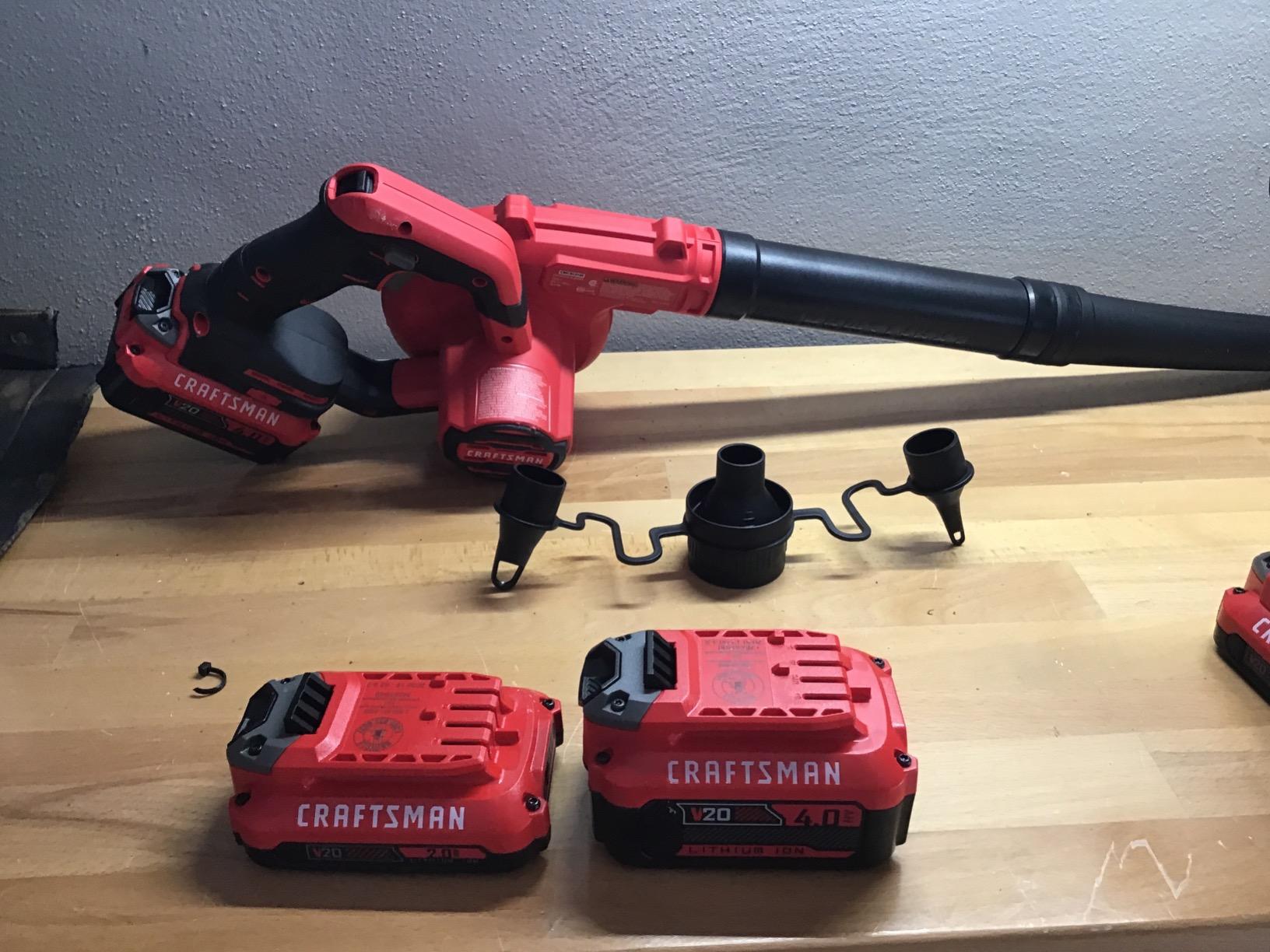 CRAFTSMAN V20 Cordless Leaf Blower, 125 mph, Bare Tool Only (CMCBL0100B) customer photo 1