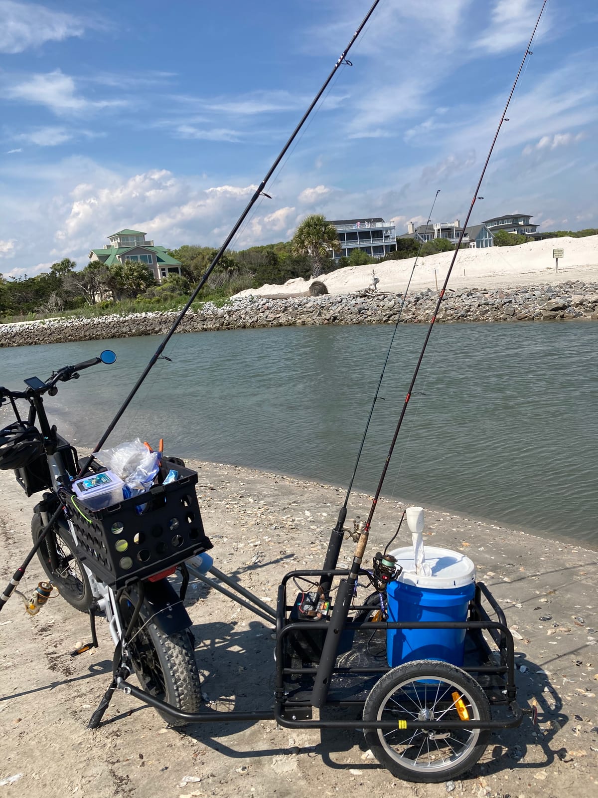 Fiblink Surf Spinning Fishing Rod 4-Piece Graphite Travel Fishing Rod(11 Feet & 13 Feet & 15 Feet) customer photo 1