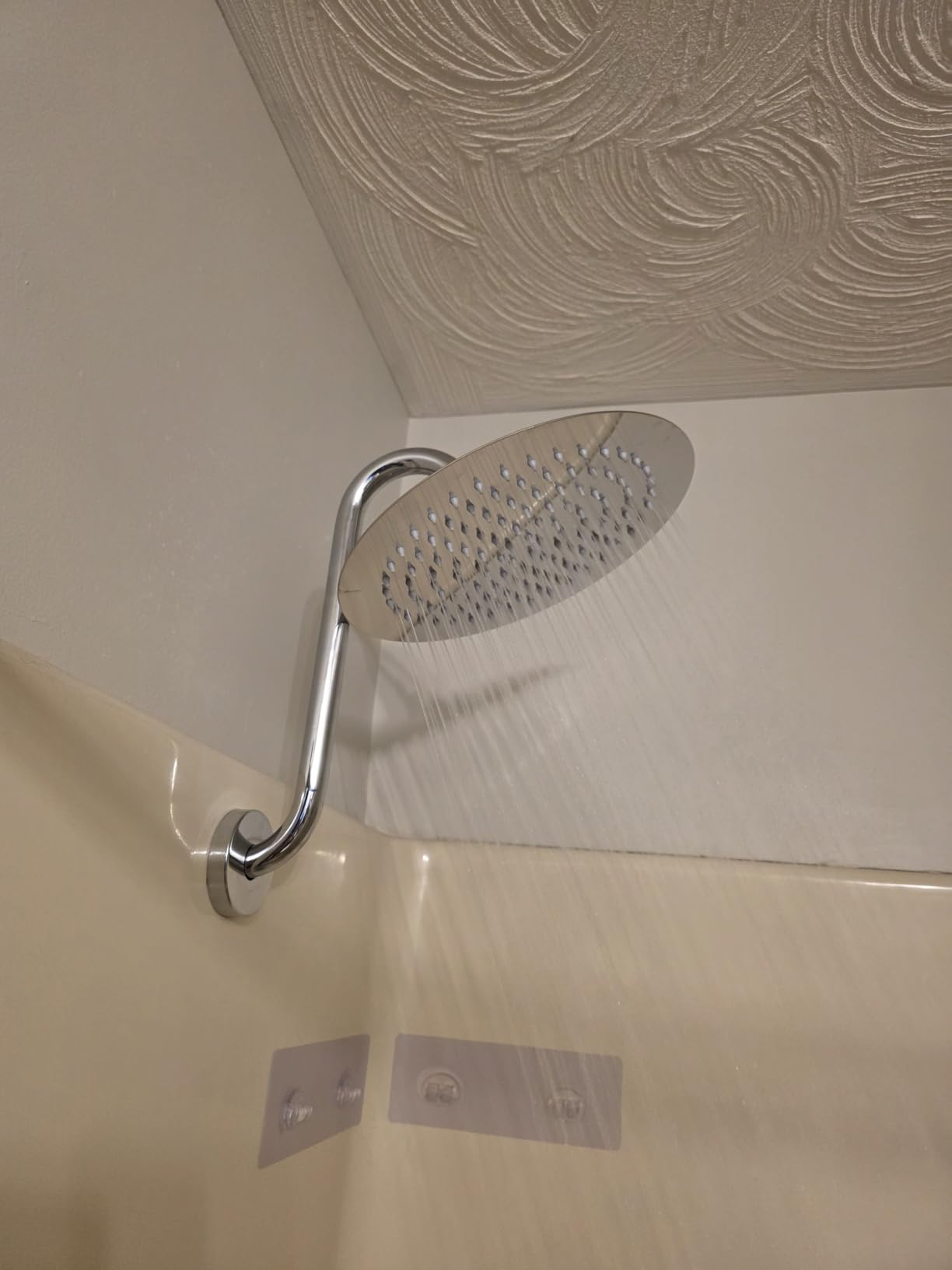 NearMoon Rain Shower Head, Ultra-Thin Design-Pressure Boosting, Awesome Some Experience, High Flow Stainless Steel Rainfall Head (8 Inch,Chrome Finish) customer photo 1