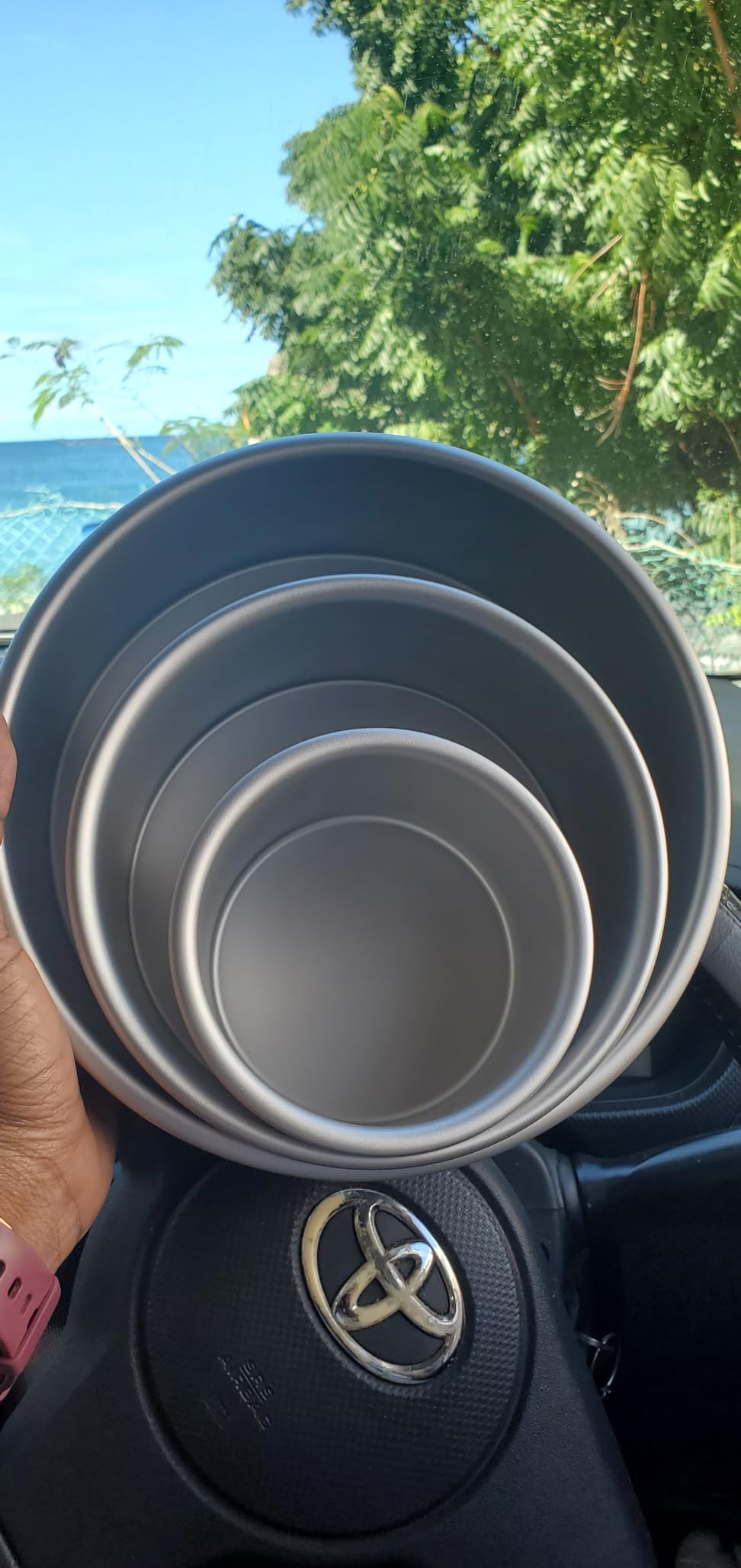Aunt Shannon's Kitchen Tall Round Cake Pans - 4-inch, 6-inch, 8-inch Cake Pan Set for 3-Tiered Cake - Aluminum Cake Pans Sets for Baking Wedding or Birthday Cakes and More customer photo 1