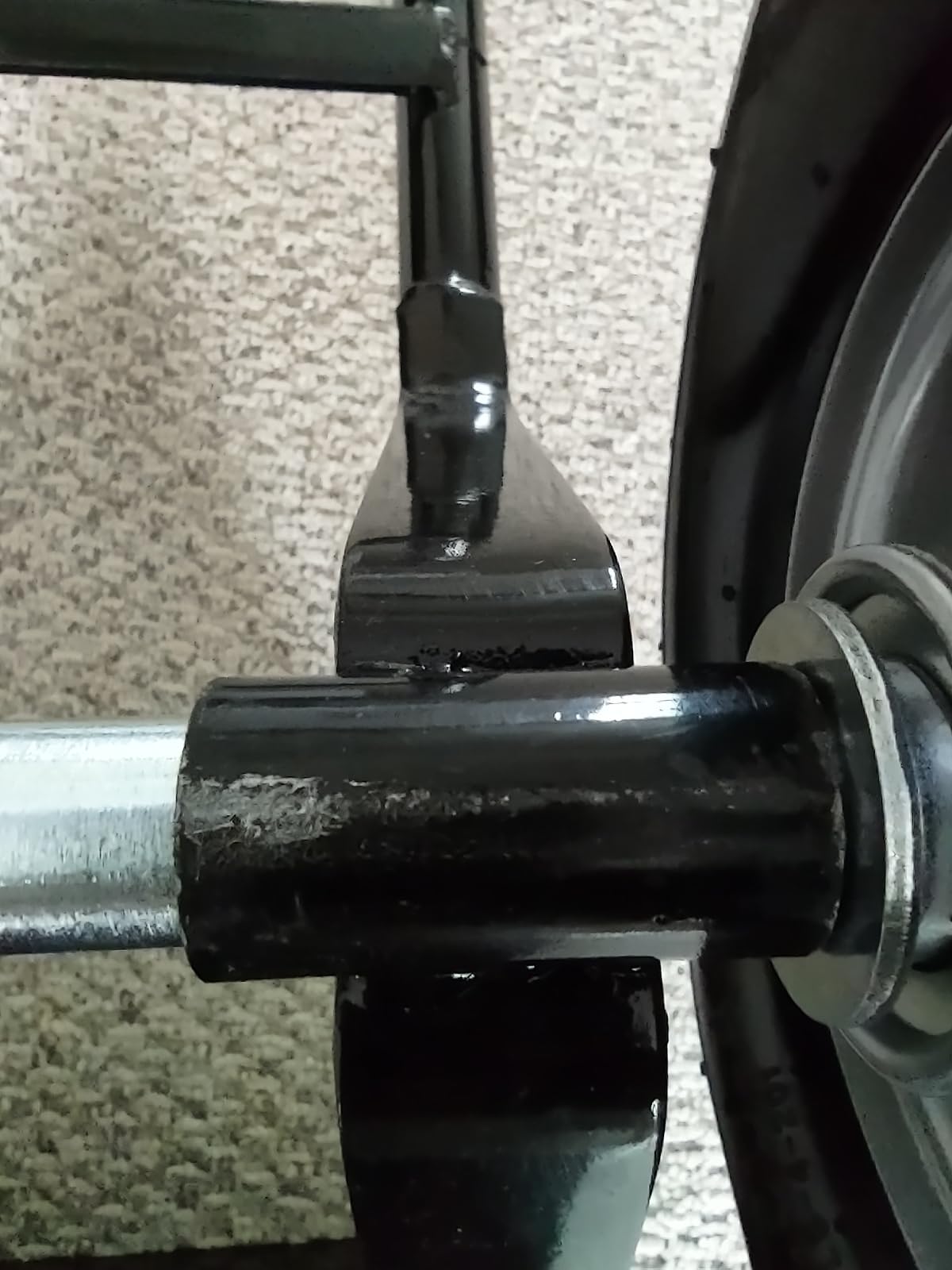 Ironton Steel Hand Truck, 600-Lb. Capacity, 10in. Pneumatic Tires customer photo 2
