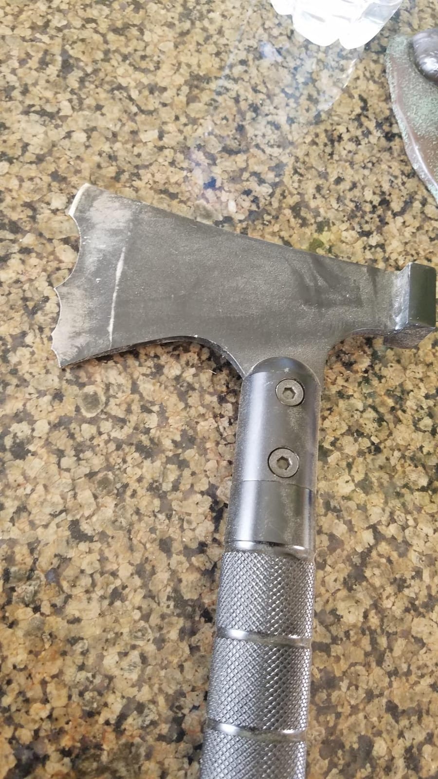 LIANTRAL Camping Axe, Folding Survival Hatchet Axe Tactical Axe for Outdoor customer photo 2