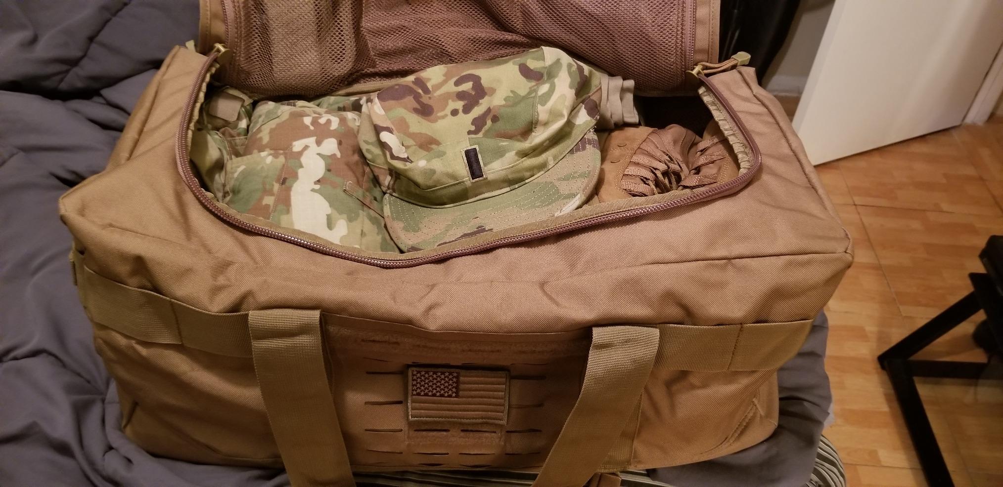 LAPG Expedition Carry-On Travel Duffel Bag, Multi-Way Outdoor Travel Bag with Backpack Straps, Od Green customer photo 1