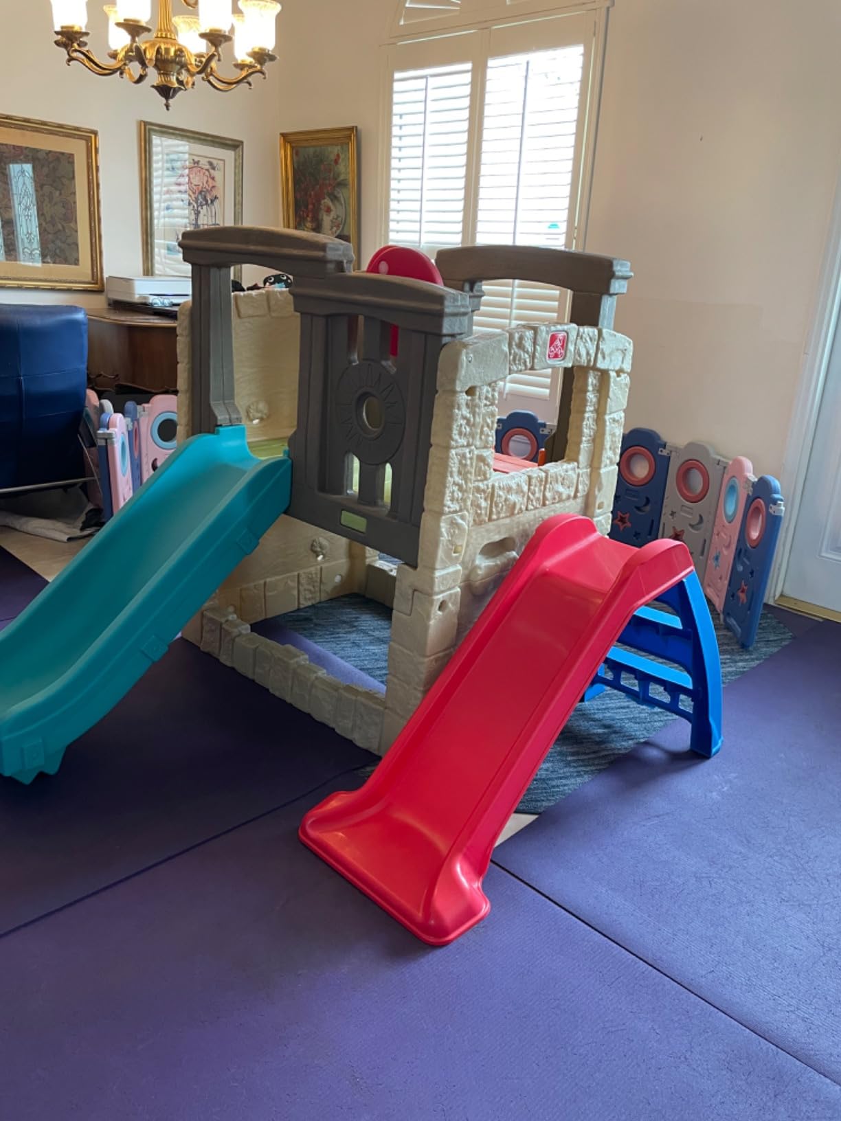 Step2 Woodland Climber II Kids Playset, Ages 2 –6 Years Old, Toddler Slide and Climbing Wall, Outdoor Playground for Backyard, Sturdy Plastic Frame, Easy Set Up customer photo 1