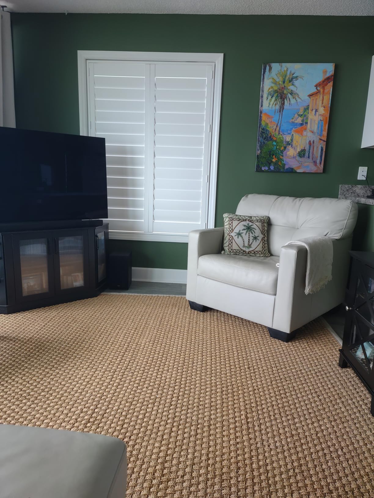 Suncraft Shutters -Plantation Shutters –Custom Made Window Blinds – No Front Tilt Rod - Easy DIY Installation – Interior Plantation Shutters -Privacy Blinds for Kitchen, Bath, Bedroom customer photo 1