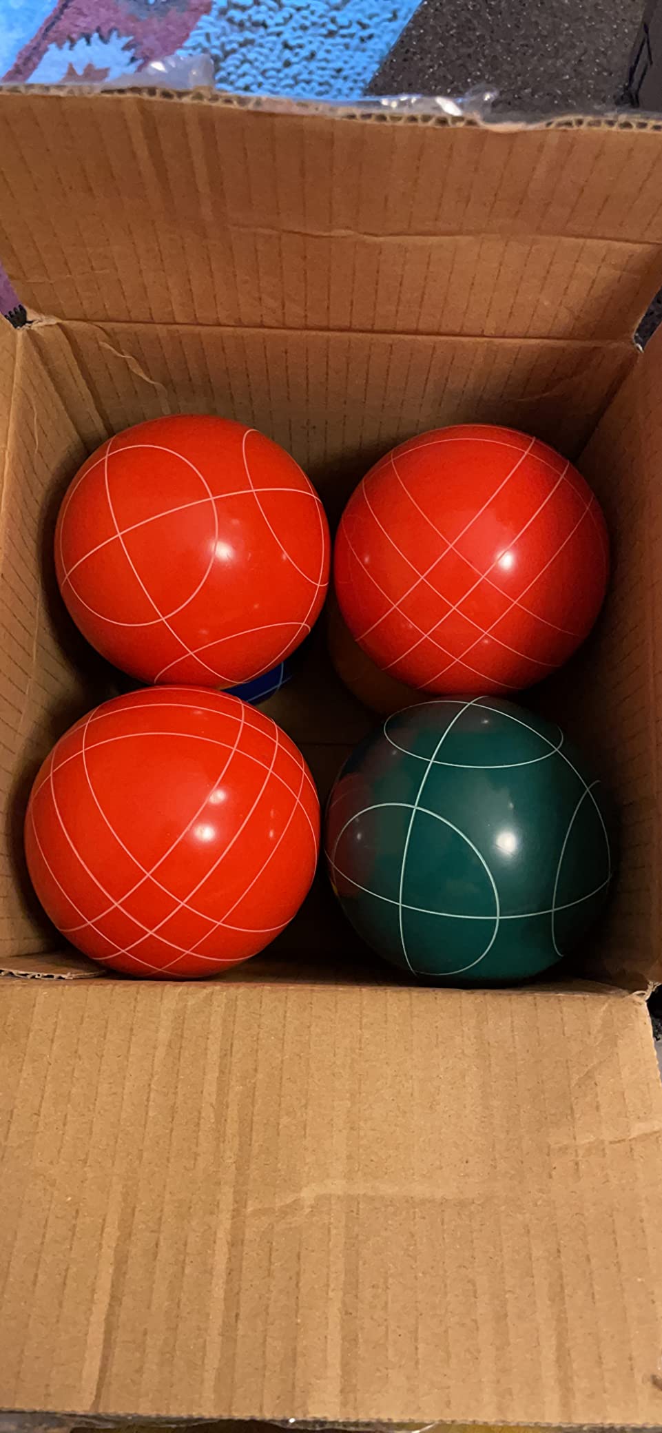 ropoda 90mm Bocce Ball Set with 8 Polyresin Balls Resin Bocce Ball Game Set customer photo 2