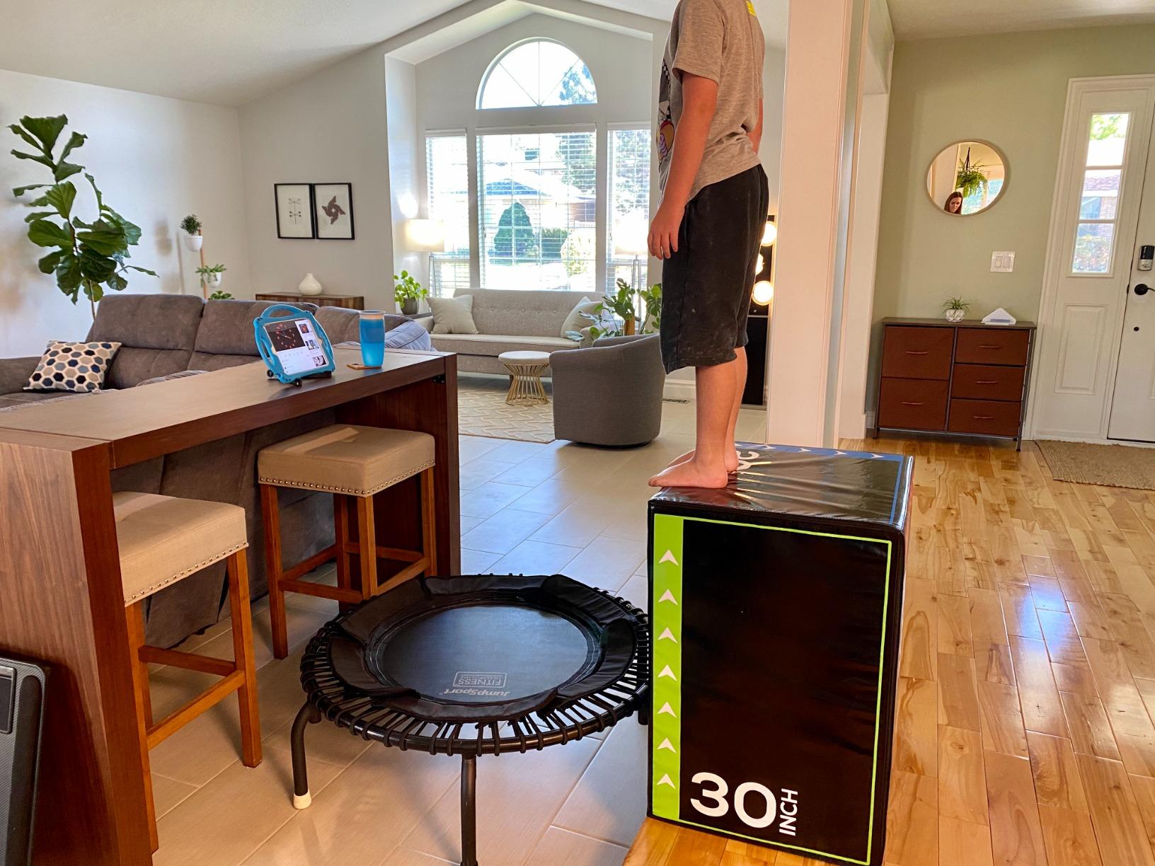 BalanceFrom 3-in-1 Foam Plyometric Jump Box for Home Gym, Multiple Heights. customer photo 2