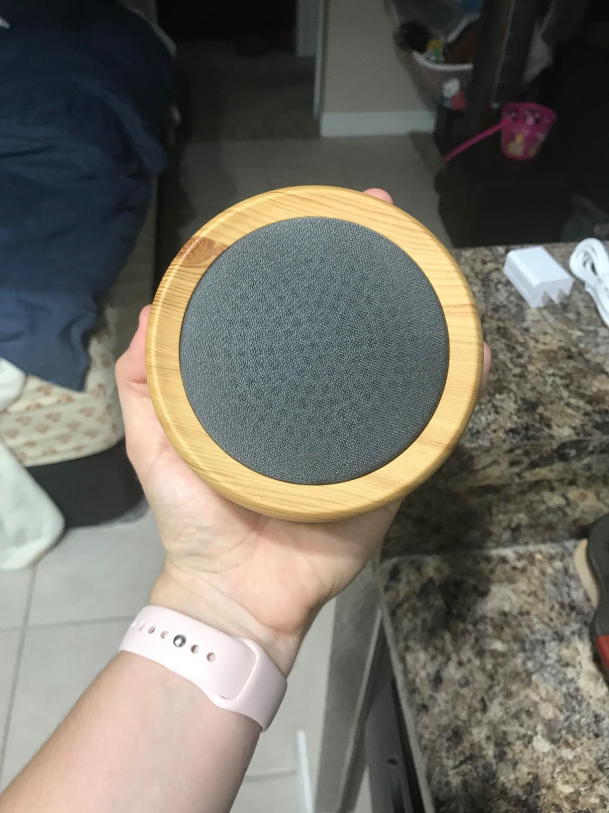 Douni White Noise Machine for Sleeping - 27 Non-Looping Soothing Sounds Sleep Sound Machine with Timer & Memory, 3.5mm Jack, Wood Grain Sound Machine for Hotel Bedroom Office customer photo 2
