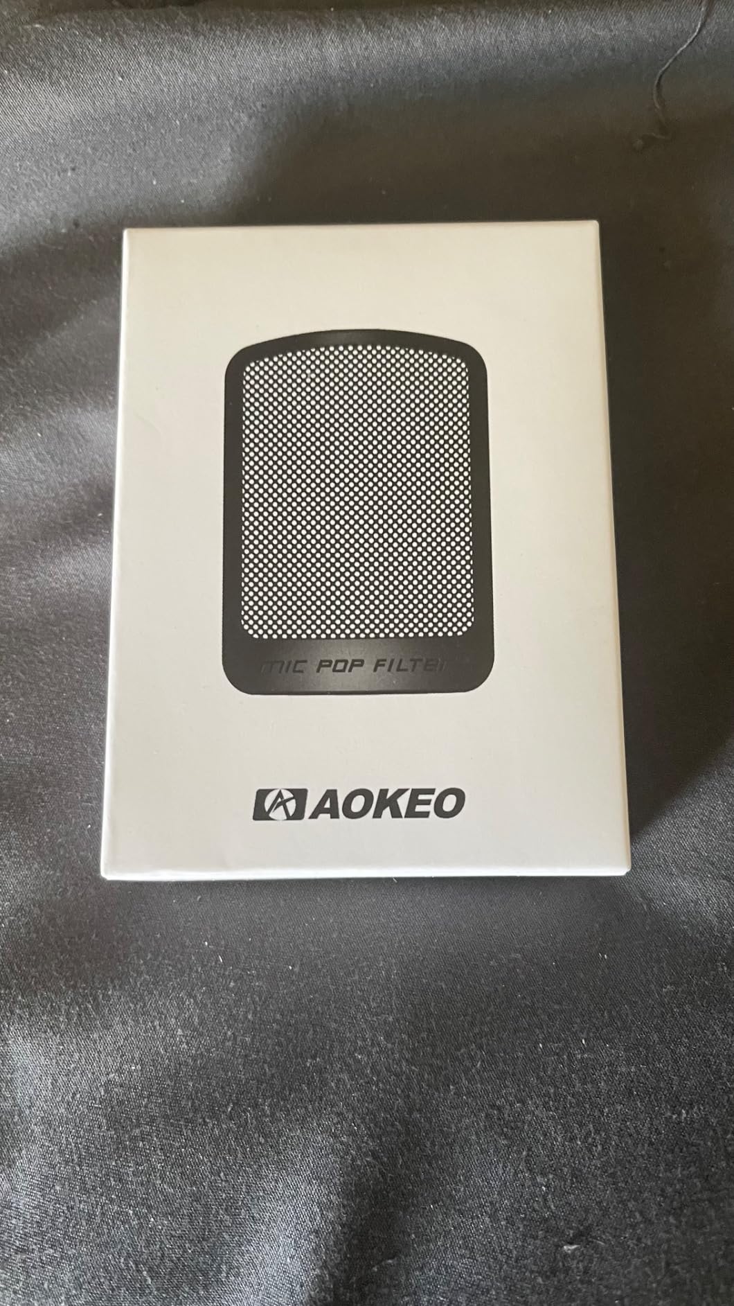 Aokeo Pop Filter, [Upgraded Three Layers] Metal Mesh & Foam & Etamine Layer Microphone Windscreen Cover Handheld Mic Shield Mask,Microphone Accessories for Vocal Recording,YouTube Videos,Streaming customer photo 1