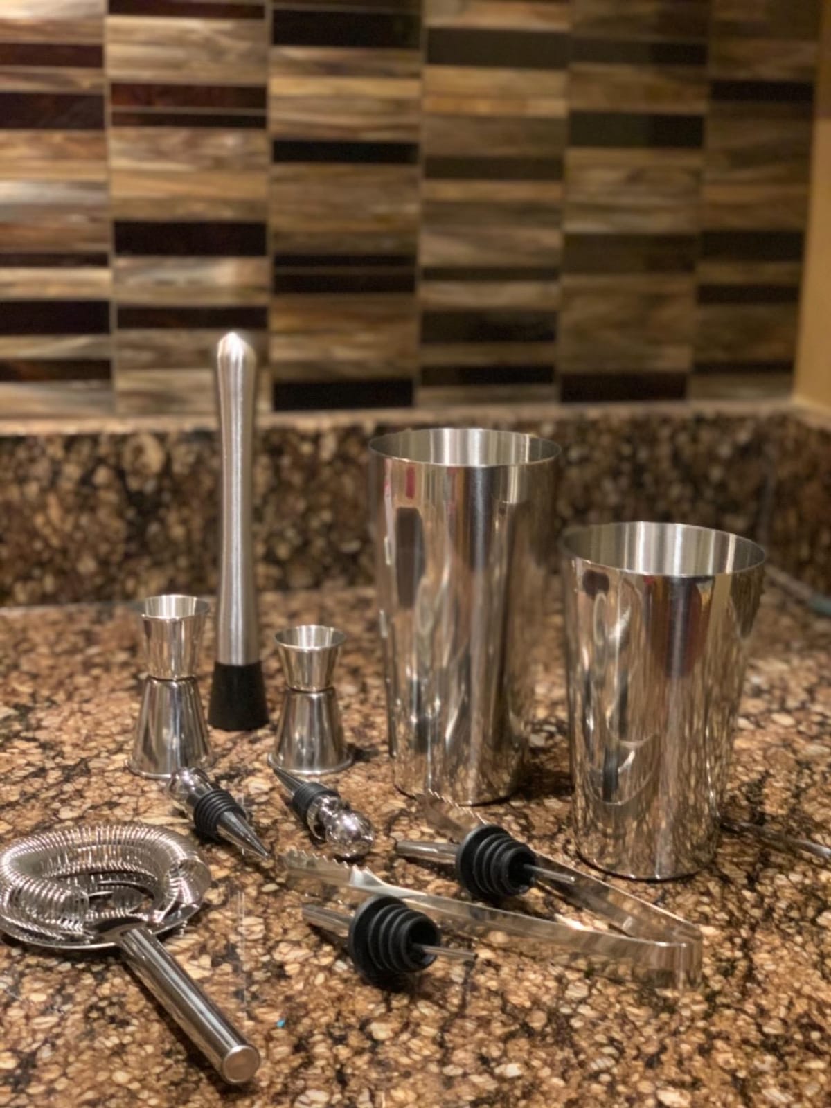Cocktail Shaker,Cocktail Shaker Set 6 Pcs,27OZ Drink Shaker customer photo 2
