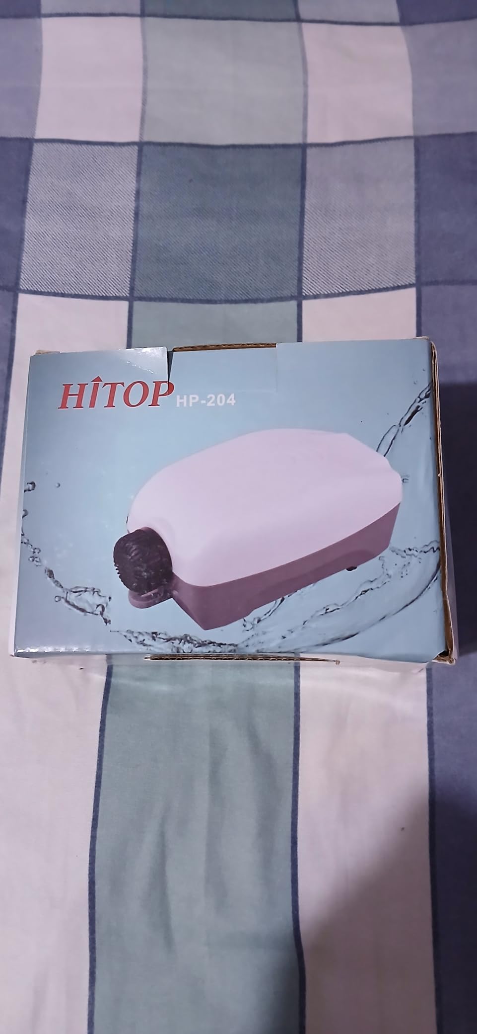 HITOP Dual Outlet Aquarium Electric Air Pump, Whisper Adjustable Fish Tank Aerator, Quiet Oxygen Pump with Accessories for 10 to 100 Gallon customer photo 1