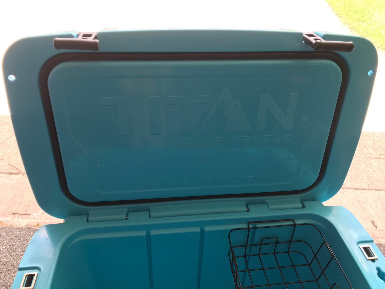 Titan Hard Ice Chest Cooler Roto Cooler with Microban Protection and Deep Freeze Insulation customer photo 2