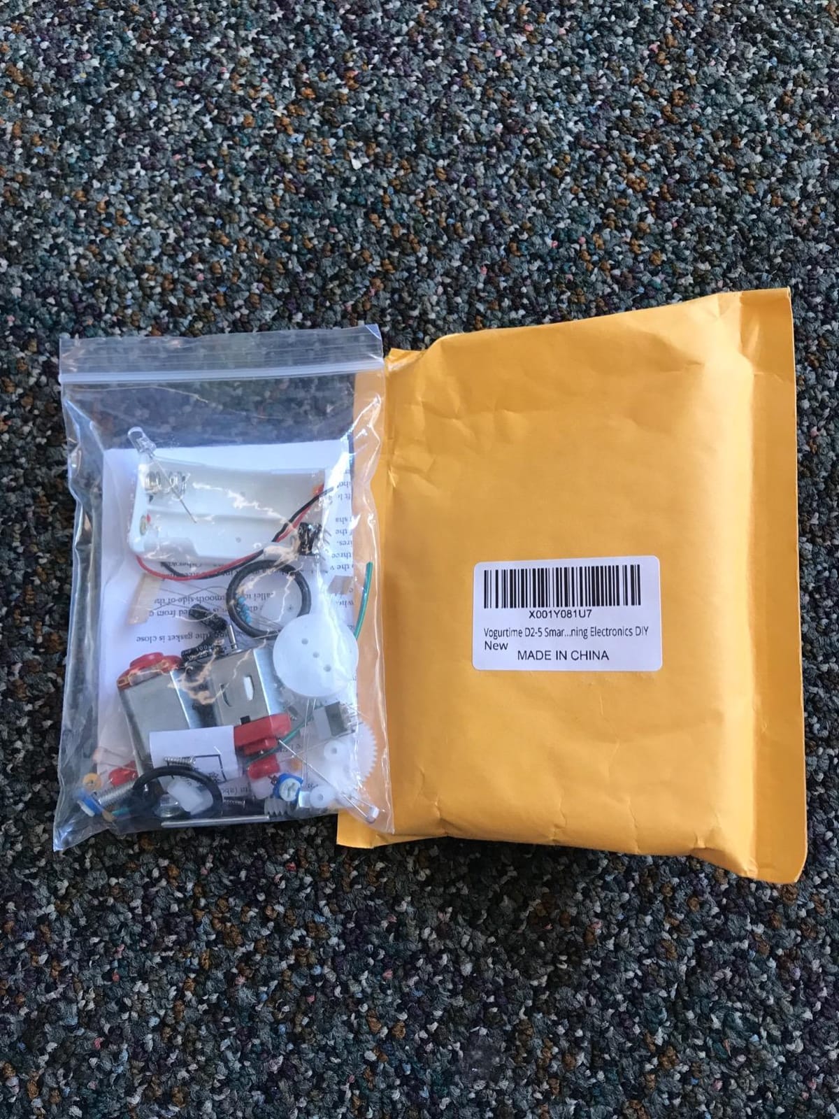 5 Pack D2-5 Smart Car Kit Soldering Project Line Following Robot for Fun Educational Electronic Learning Practicing with English Manual by VOGURTIME customer photo 1