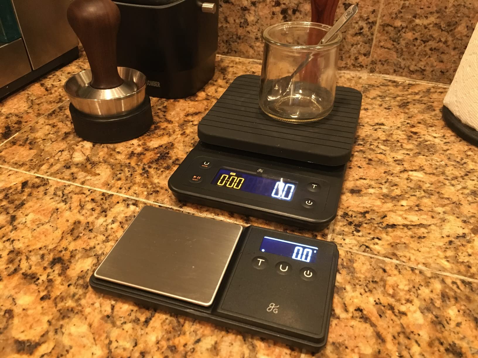 Greater Goods Digital Espresso Scale with 0.1g Precision, 750g Capacity | Precision Gram Scale for Dosing Shots, Real-Time Response, 6 Weighing Units, Instant Tare & Lid Doubles as a Weighing Tray customer photo 1